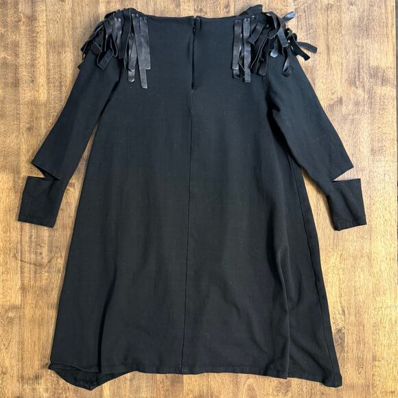 Mangled Courtesan April Johnston Capulet Dress Project Runway Black Size Small - Picture 7 of 7